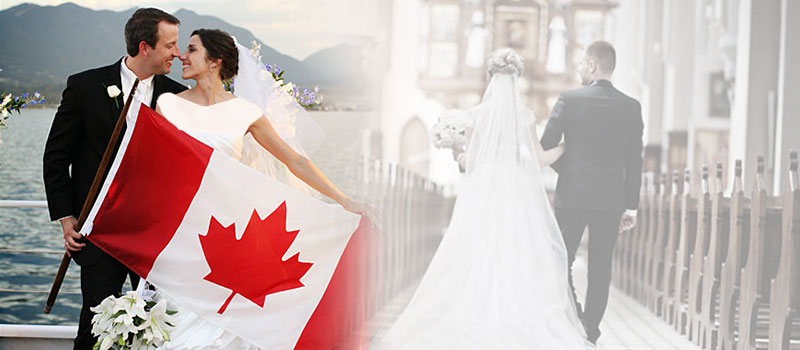 اخذ اقامت کانادا از طریق ازدواج